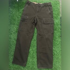 Duluth Trading Co Dark Workwear Cargo Pants sz 34x32